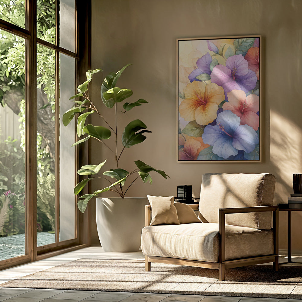 Magical Hibiscus Poster