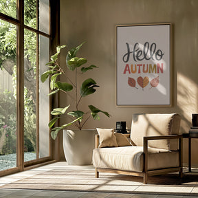 Hello Autumn Poster