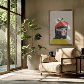 Apple Beret Poster