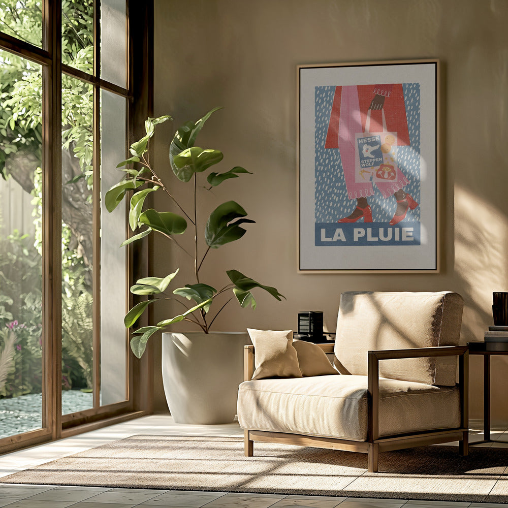 La Pluie French Style Poster