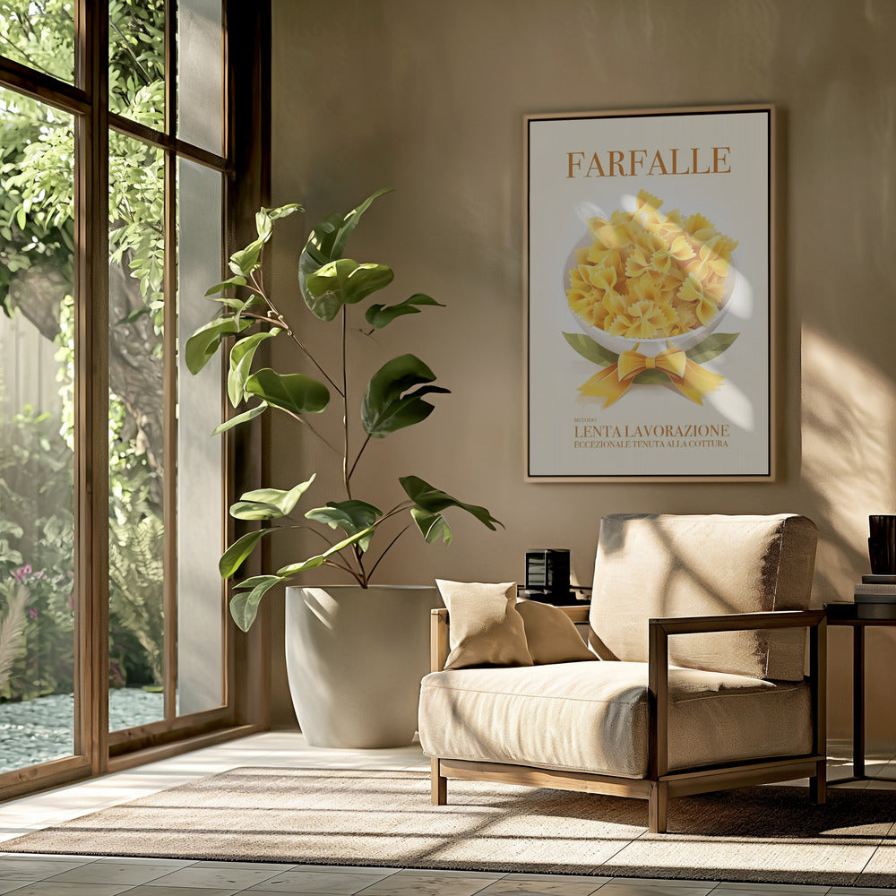 Pasta Farfalle Poster