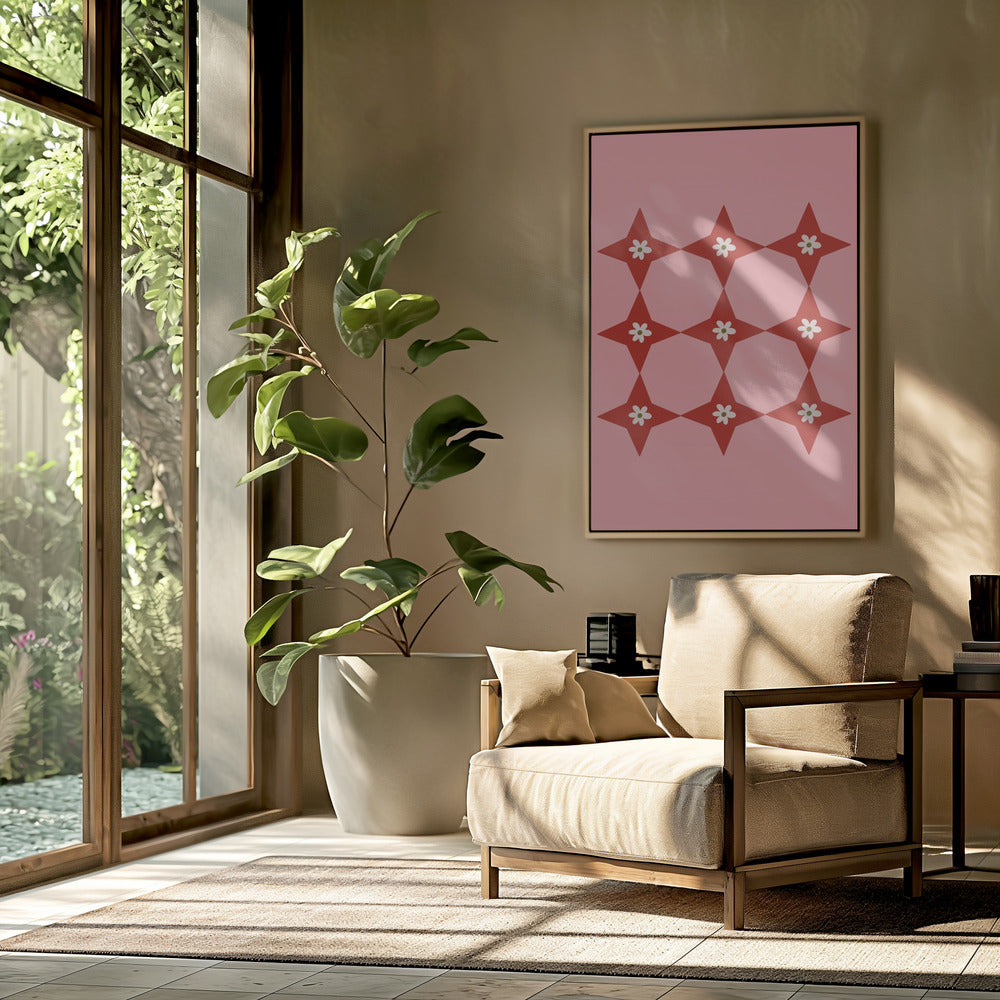 Flower Tile Poster