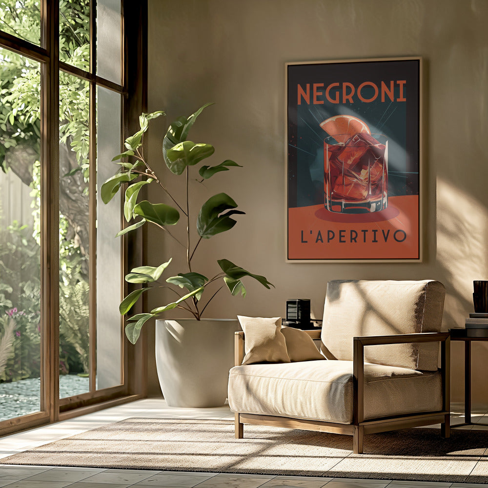 Negroni L&#039; Apertivo Poster