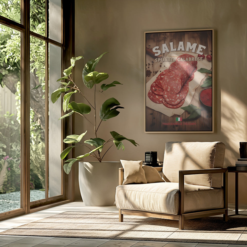 Salame Spianata Calabrese Poster