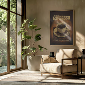 More Espresso   Less Depresso Poster