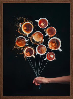 Coffee Balloons Poster