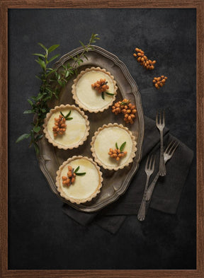 The sea buckthorn mini tartlets Poster