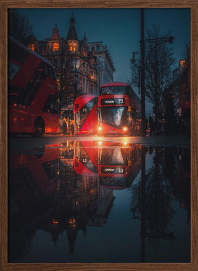 London night reflections Poster