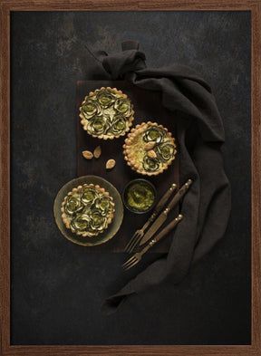 Zucchini tartlets Poster