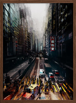 streets of Hong Kong Poster