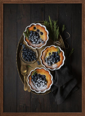 Blackberry cheesecake with rosemary Poster