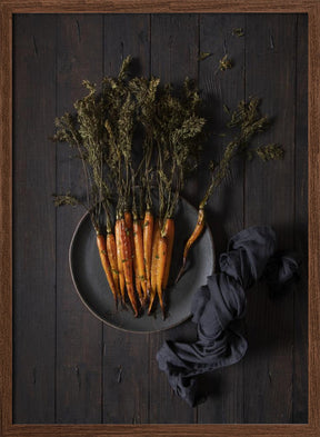 Roasted carrots Poster