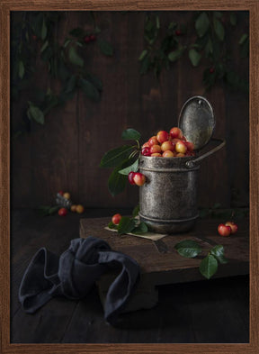 Yellow cherries Poster