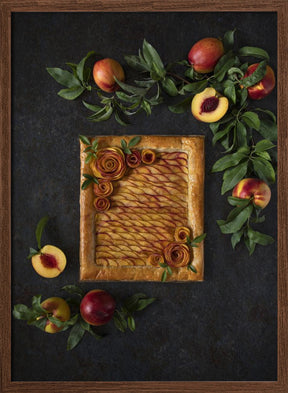 Peach roses tart Poster