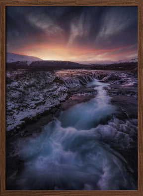 Bruarfoss full color Poster