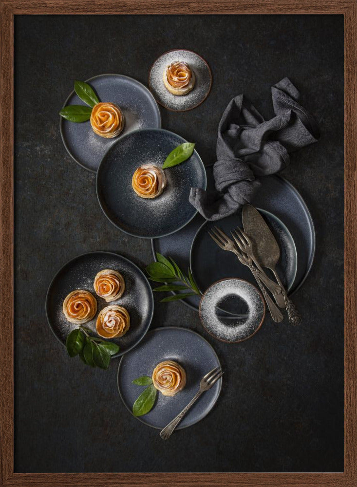 Pumpkin roses Poster