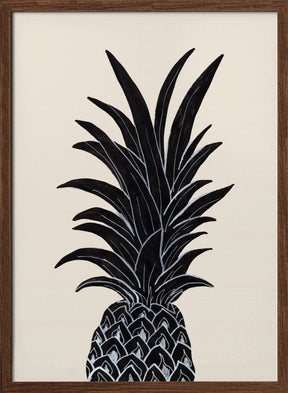 Black Pineapple Poster