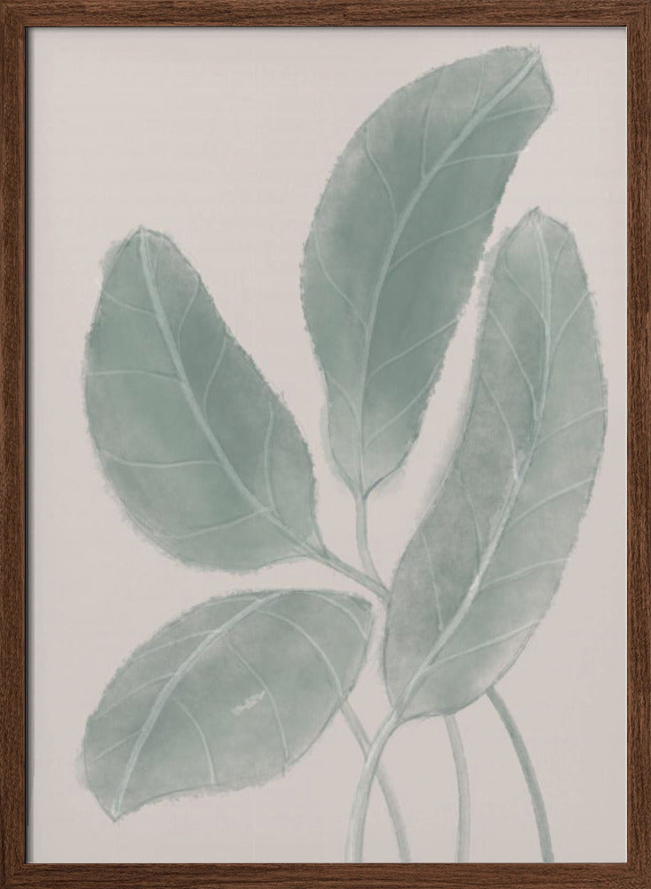 Leaves Watercolor Poster