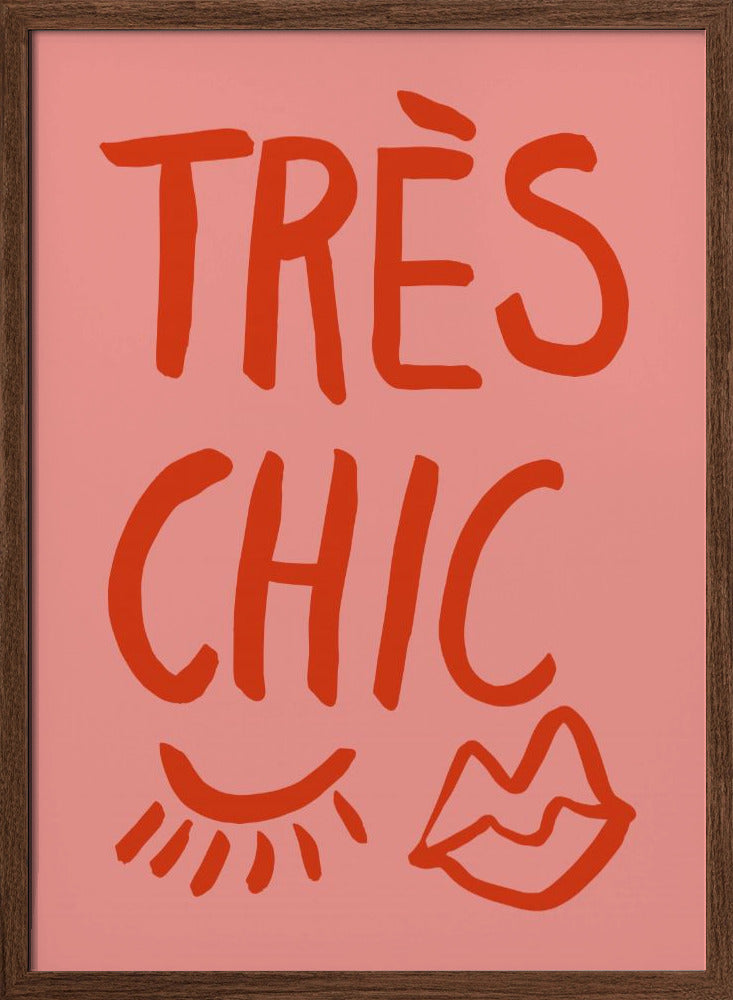 Très Chic Pink Poster