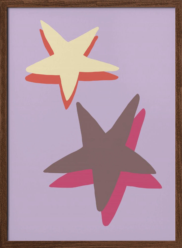 Lilac Star Poster