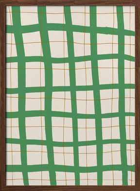 Green Grid Poster