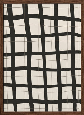 Black Grid Poster