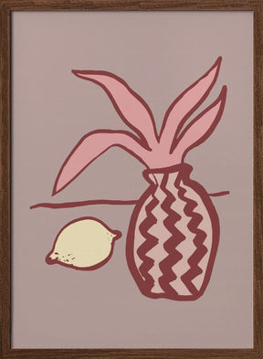 Pink Lemon Poster