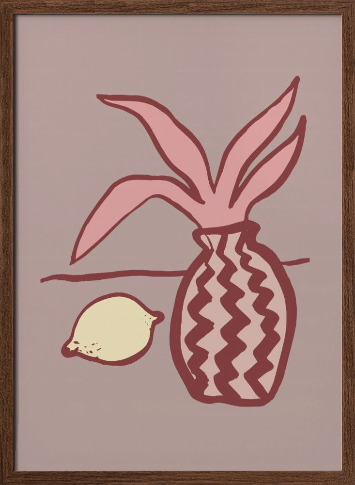 Pink Lemon Poster