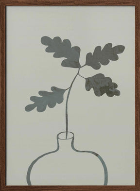 Green Oak Plant Poster