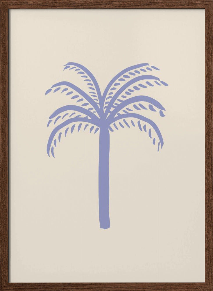 Lilac Palm Poster