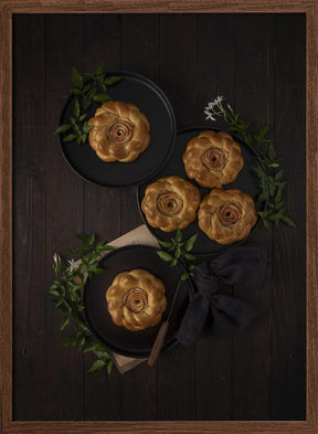 Apple cinnamon braided rolls Poster