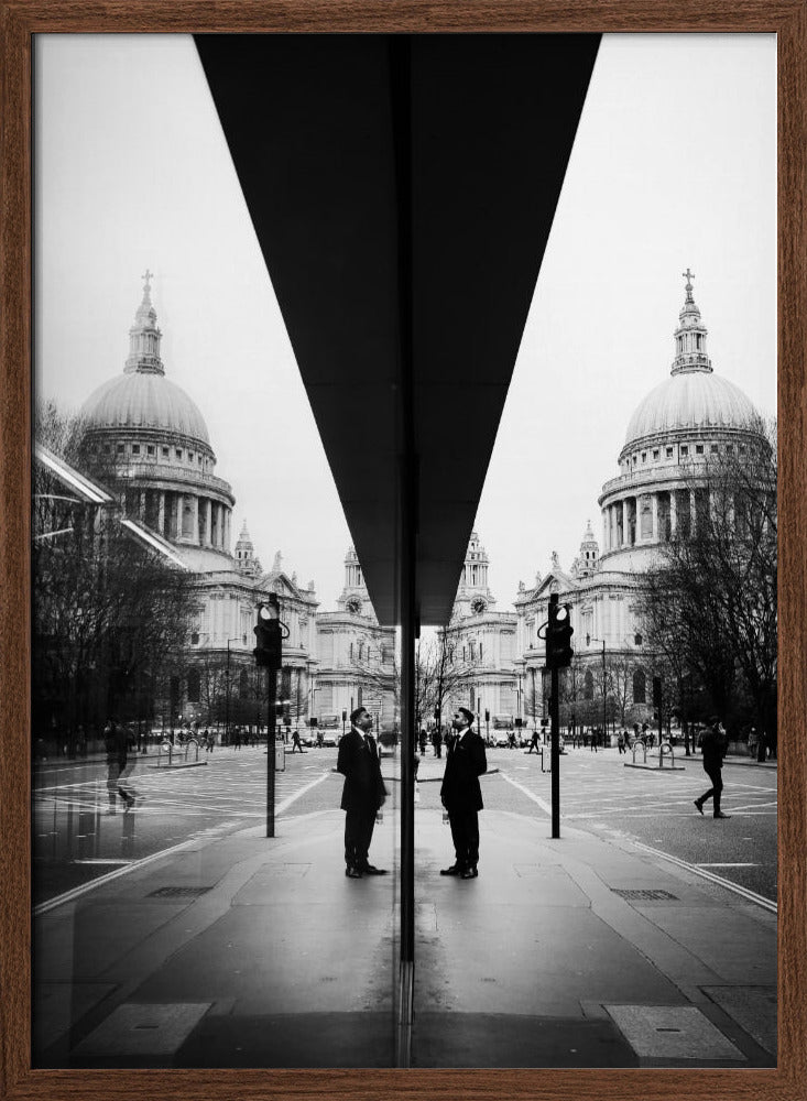 Reflecting St.Paul Poster