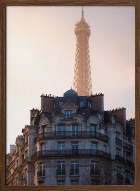 The peeking Eiffel Poster