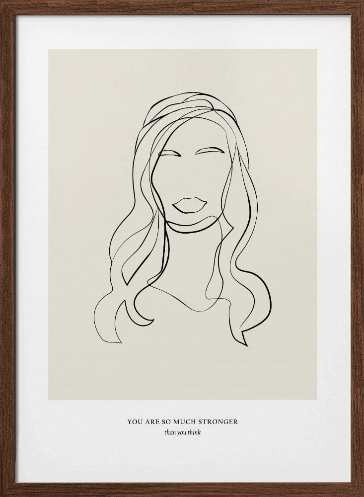 Modern Line Art Poster