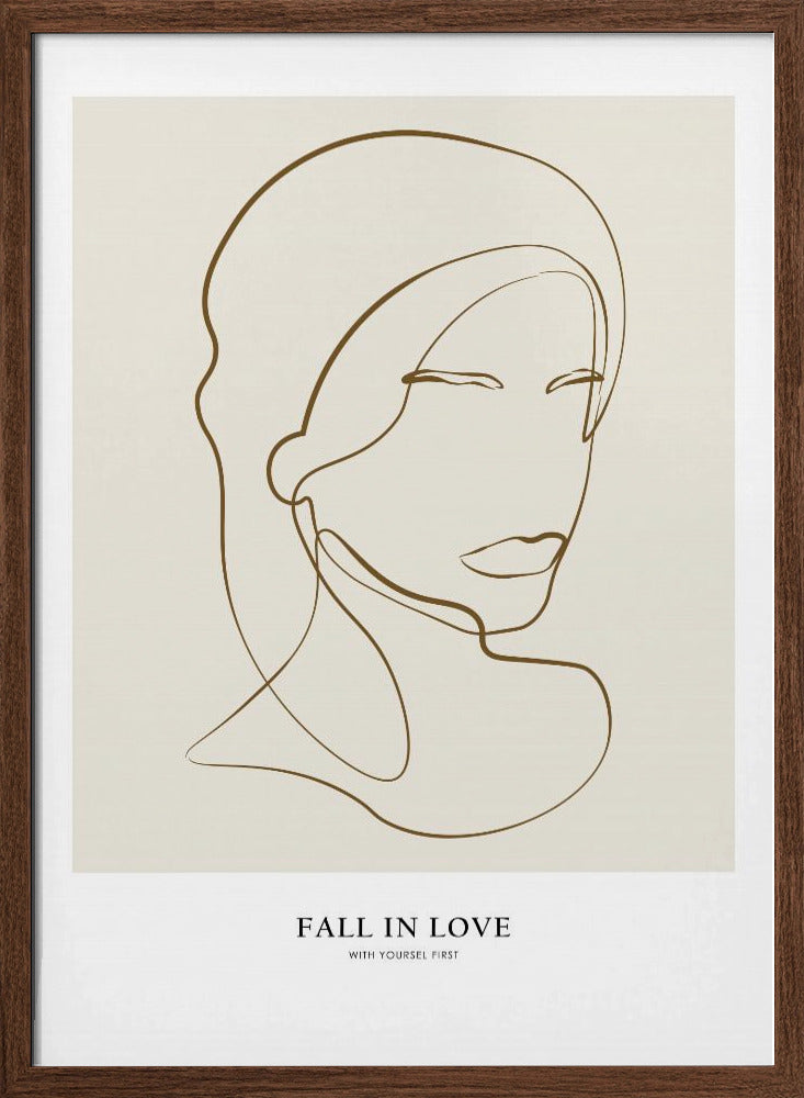 Woman portrait Poster