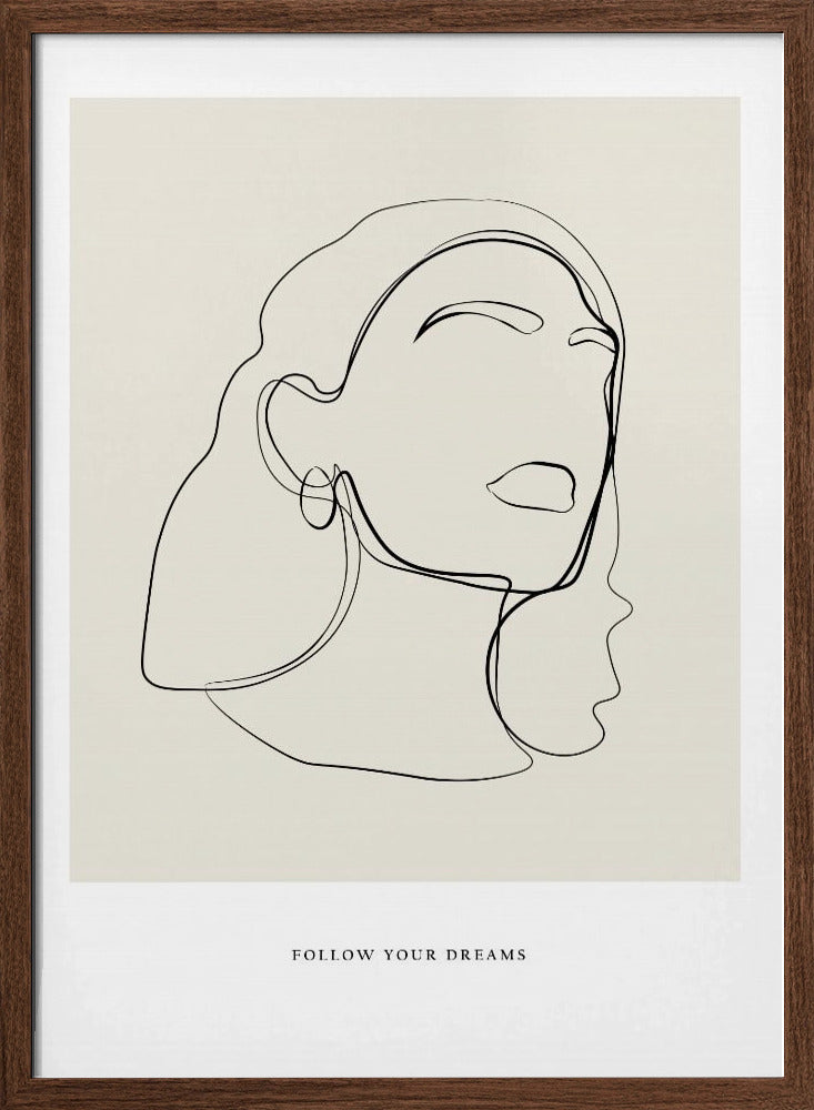 Minimalist Line Art Poster