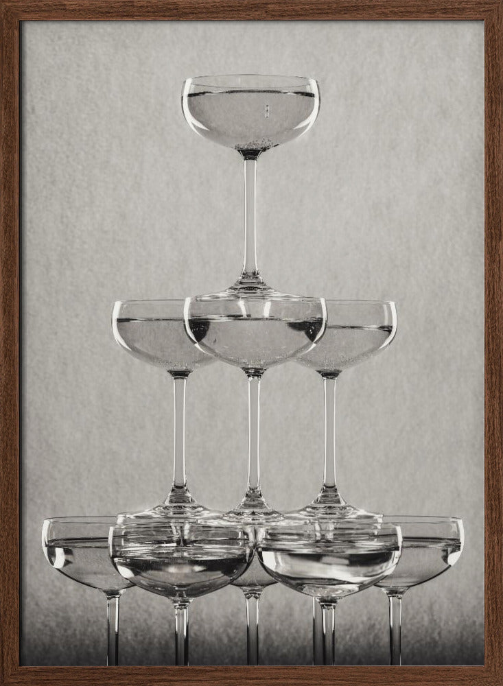 Champagne tower_9 Poster