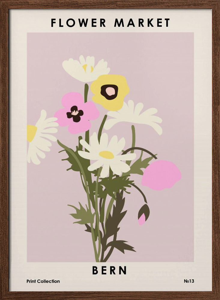 Flower Market Bern Poster