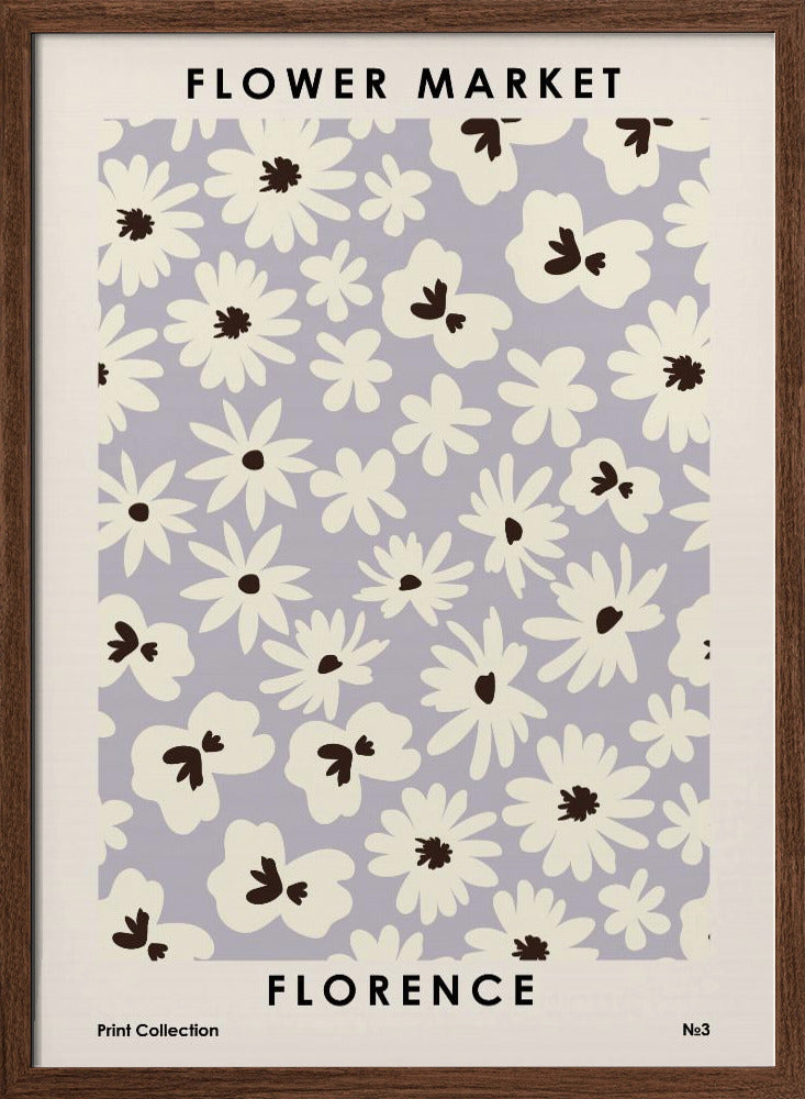 Flower Market Florence Poster