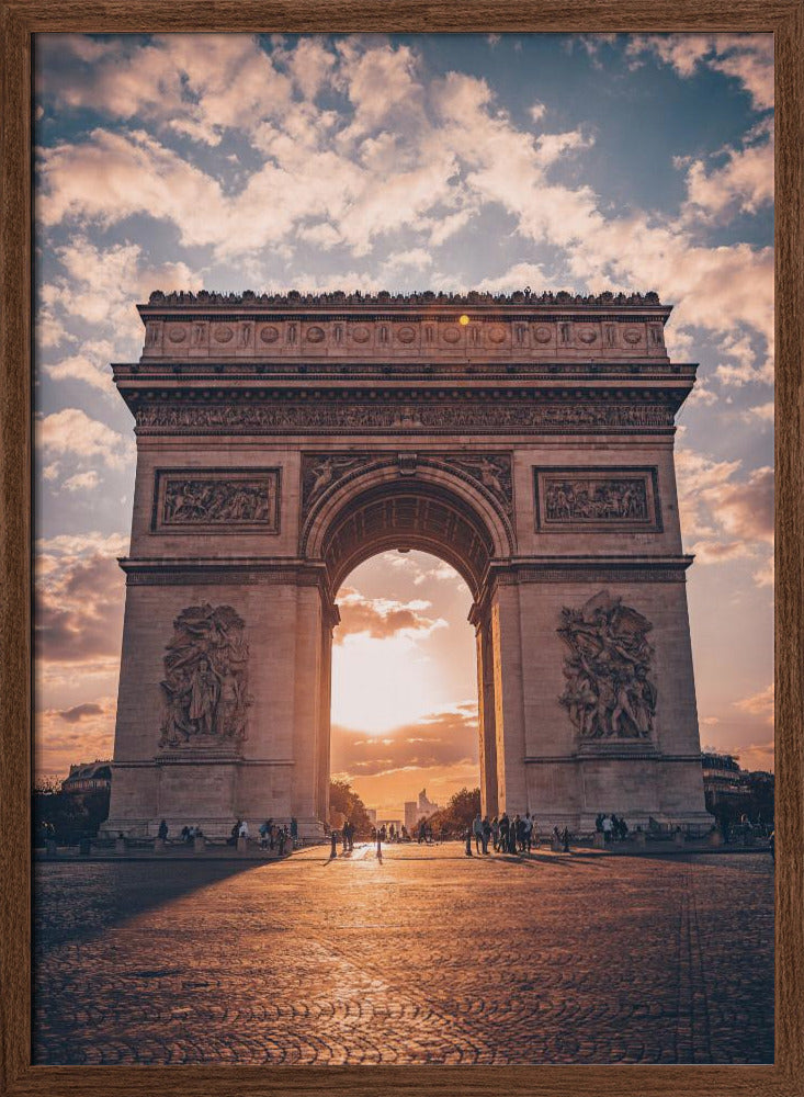 Golden Arc of Paris Poster