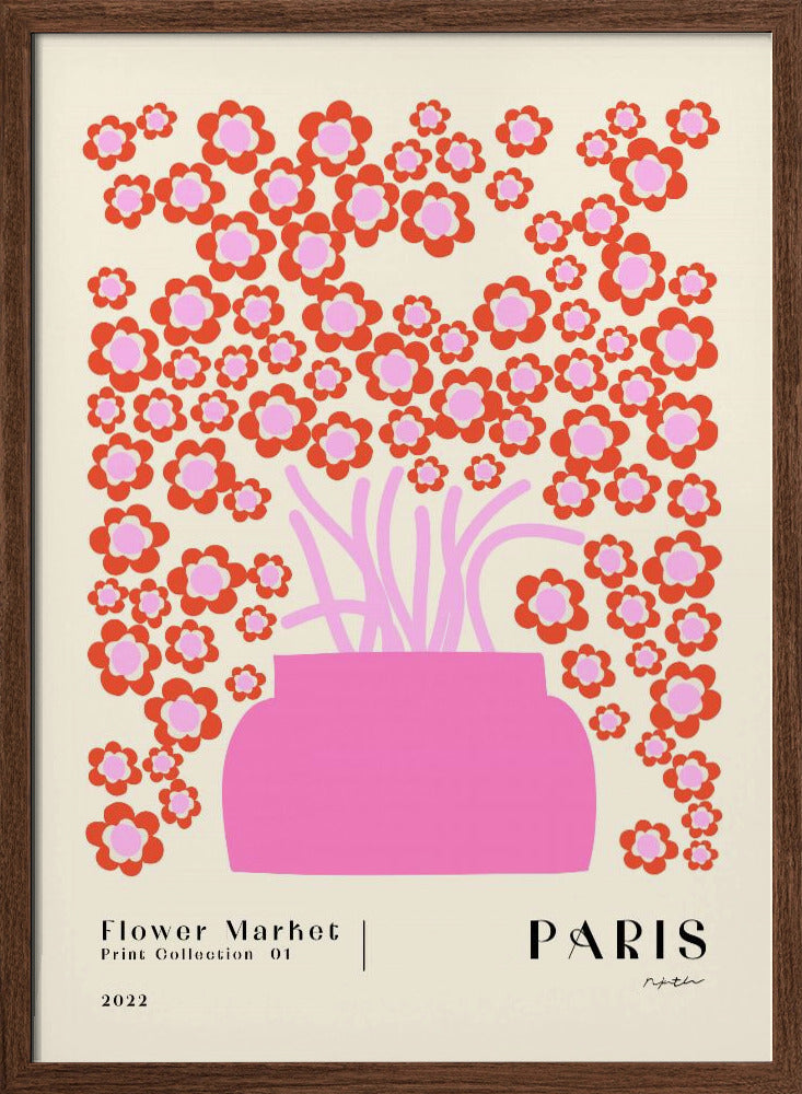 Flower Market. Paris Poster