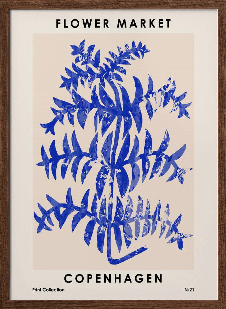 Flower Market. Copenhagen Poster