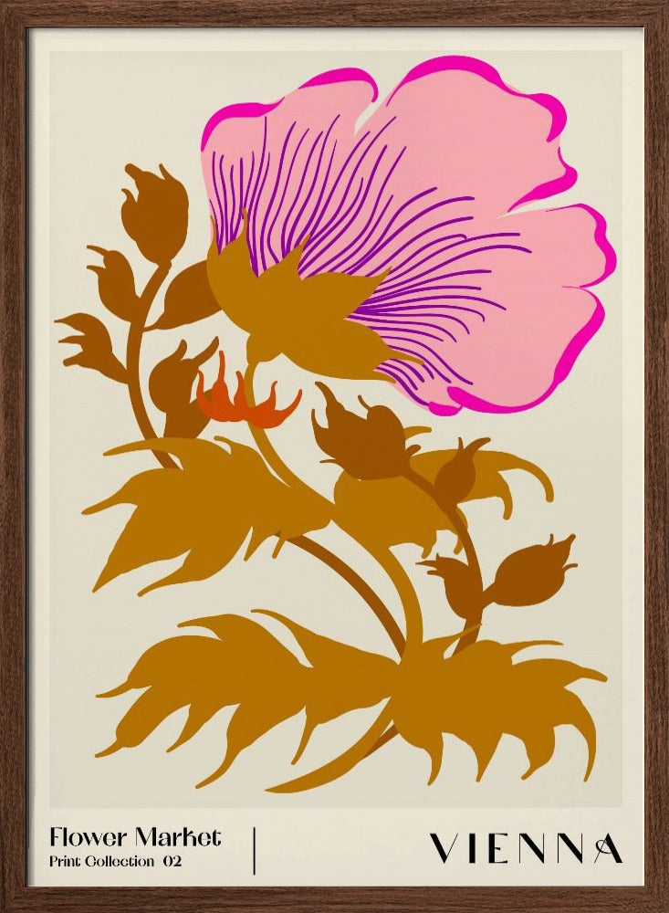 Flower Market. Vienna Poster