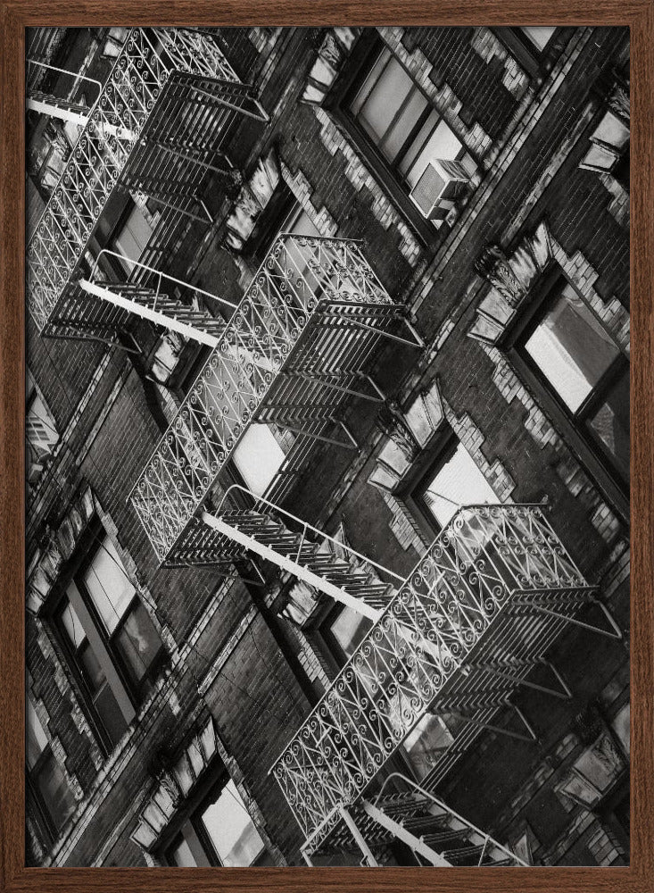 New York City Fire Escapes 04 Poster