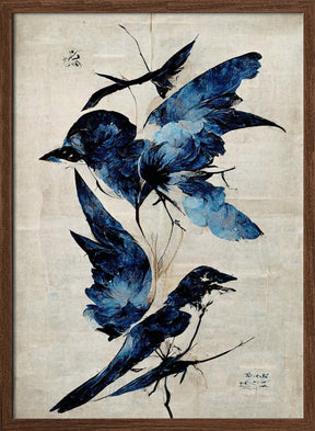 Blue Birds Poster