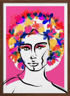 Flower Hair Poster