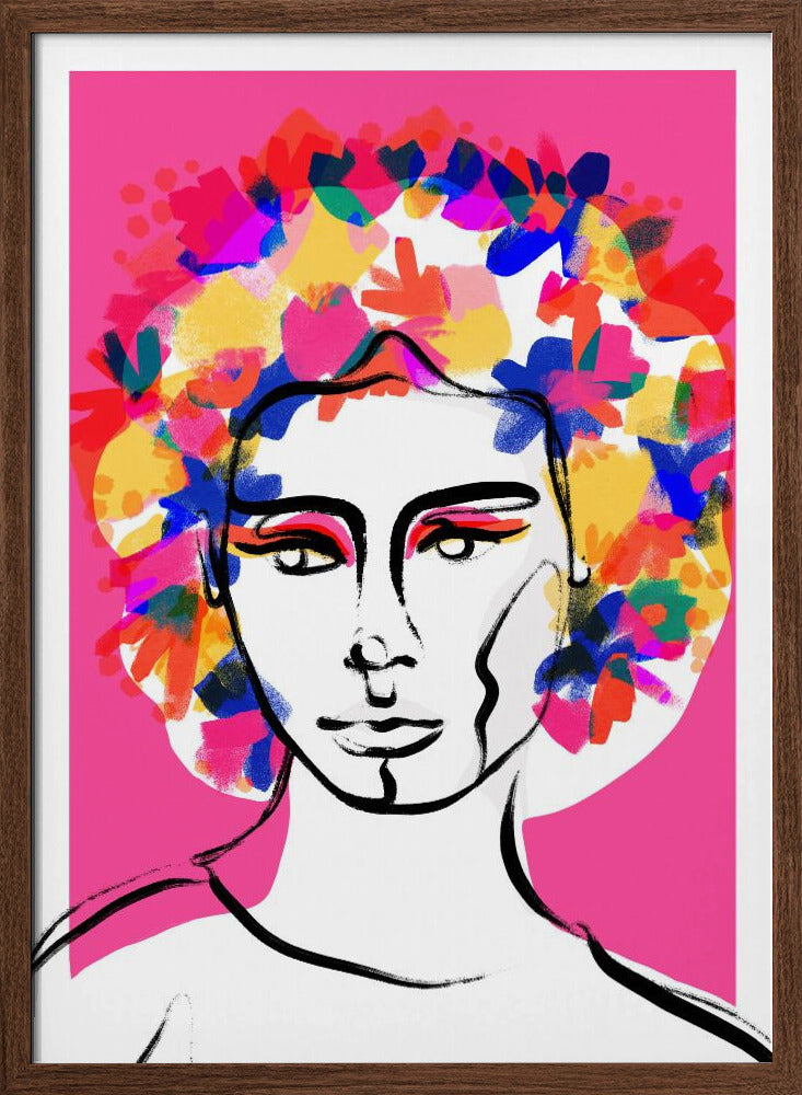 Flower Hair Poster