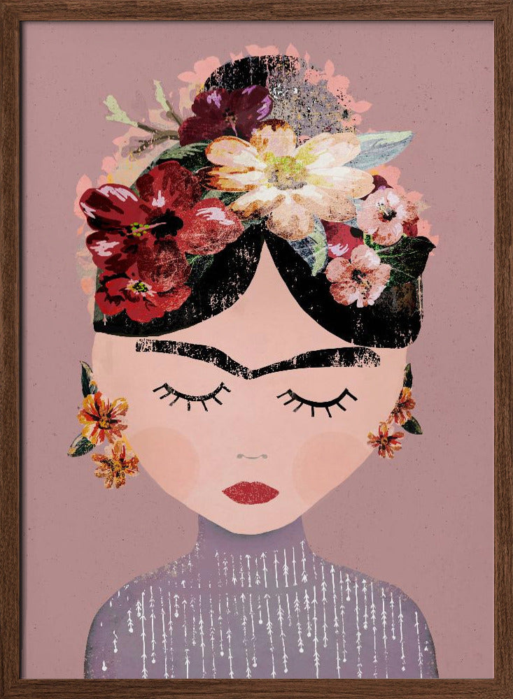 Frida (Pastel Version) Poster