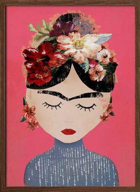 Frida (Pink Version) Poster