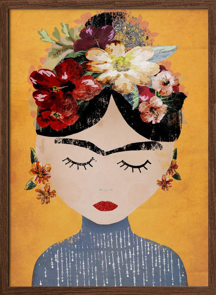 Frida (Yellow Version) Poster